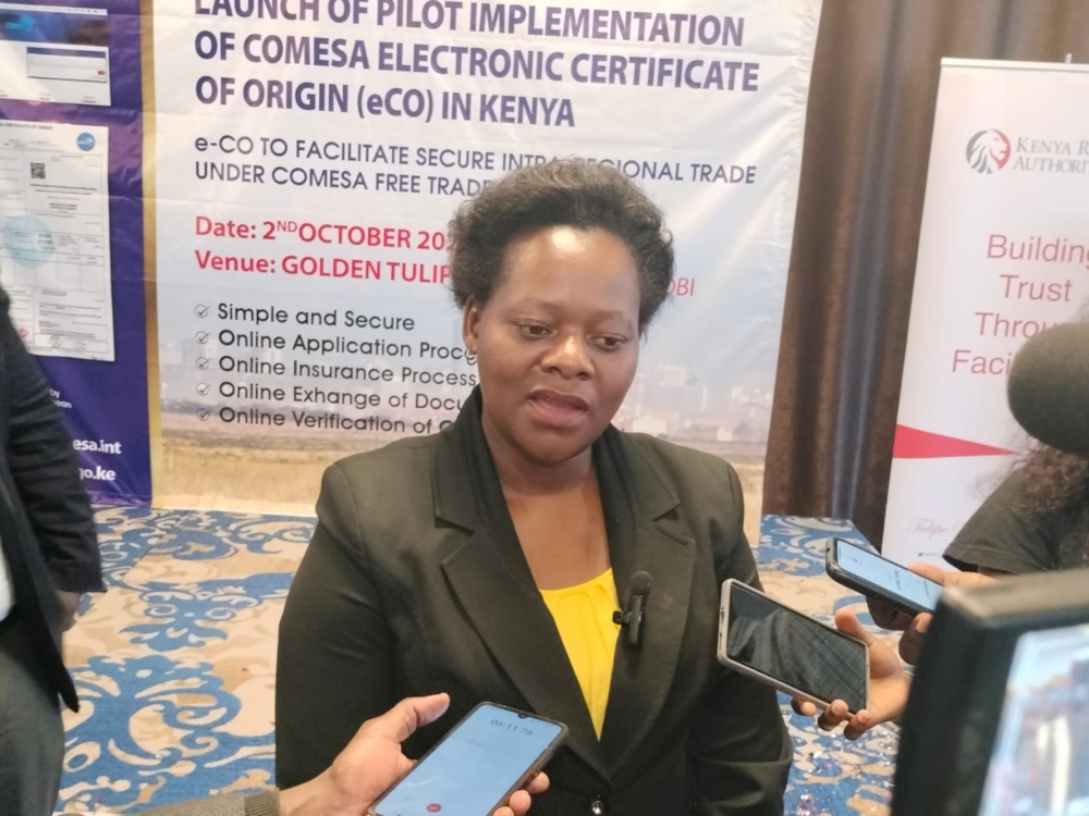 Kenya rolls out electronic certificate of origin system to boost regional trade