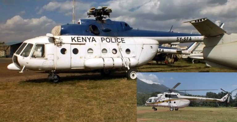 Old, beat-up Kenya Police helicopter is now a disaster in waiting