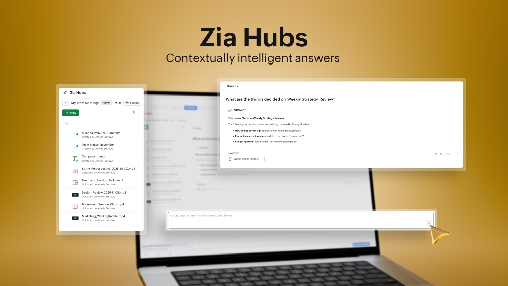 Zoho One unveils major enhancements to boost collaboration, security, and intelligence 1 Zoho One unveils major enhancements to boost collaboration, security, and intelligence