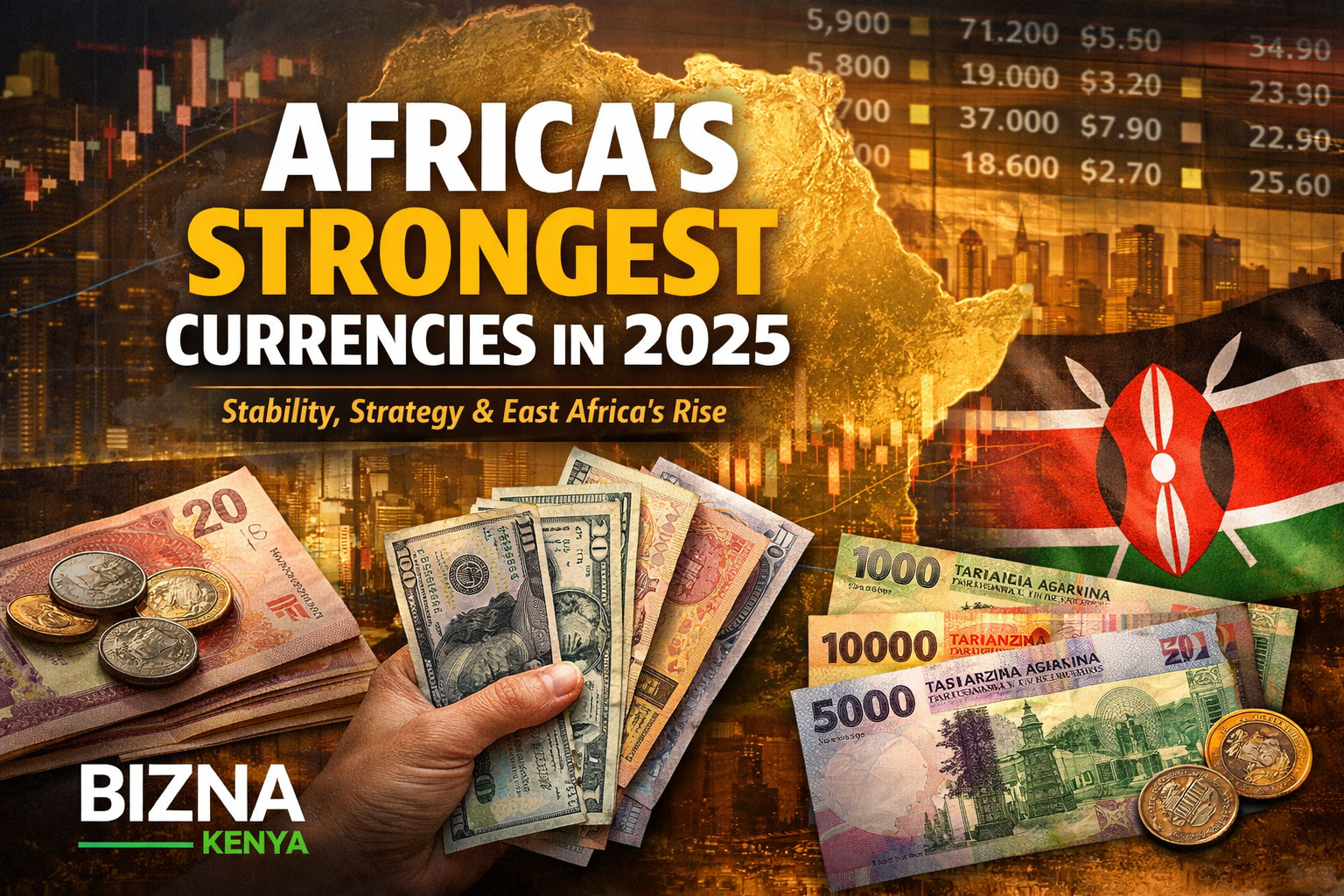 Strongest African currencies in 2025: Where stability is winning — and how East Africa stacks up