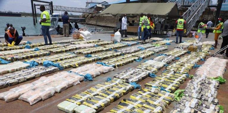 KDF speaks after claims crystal meth seized in coast has been stolen