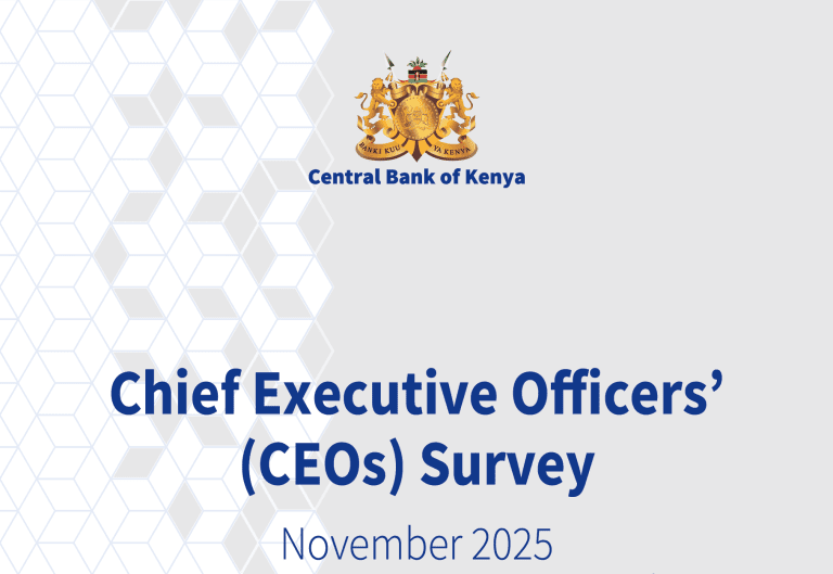 SMEs carry Kenya’s economic optimism as costs, credit, and demand tighten – CBK CEOs Survey
