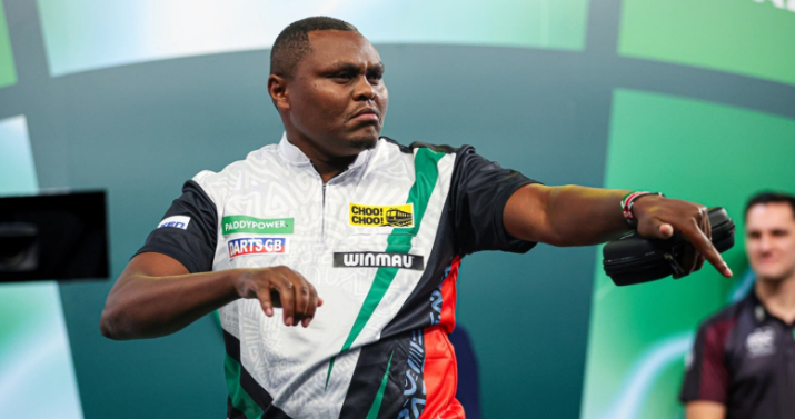 David Munyua becomes first Kenyan to win at World Darts Championships