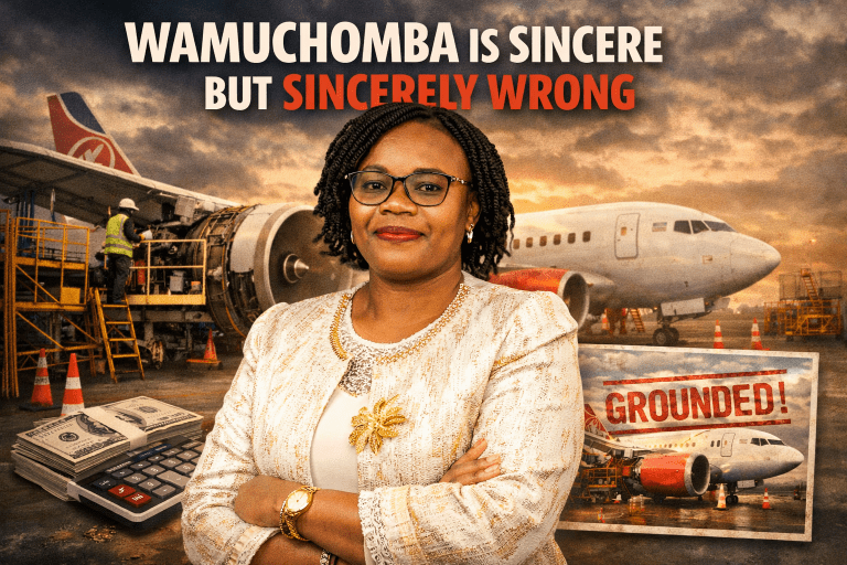 Khafafa: Wamuchomba is sincere but sincerely wrong on Kenya Airways