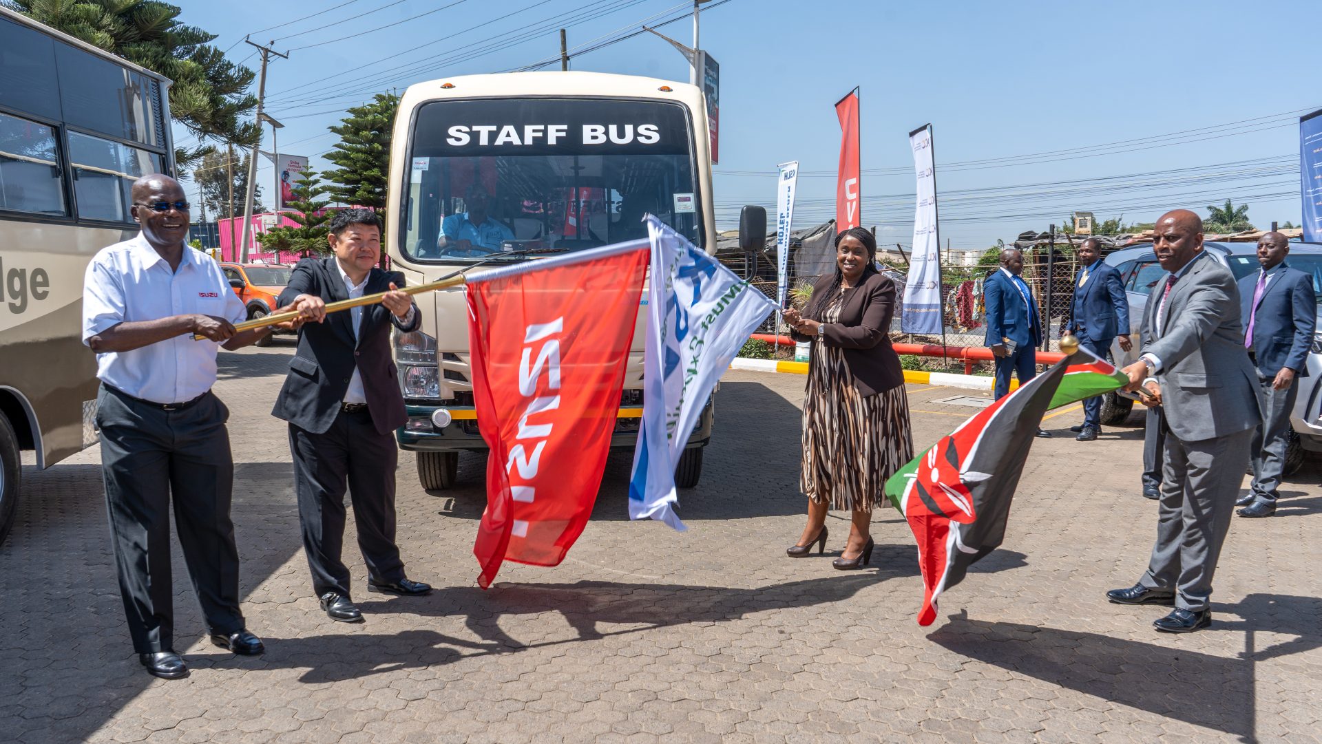 KSLH flags off new buses to upgrade operations at Tsavo Safari Lodges