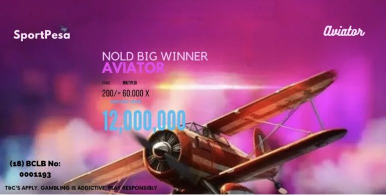 Lucky Man Wins KSh 12 Million from 200 Bob Stake on SportPesa Aviator