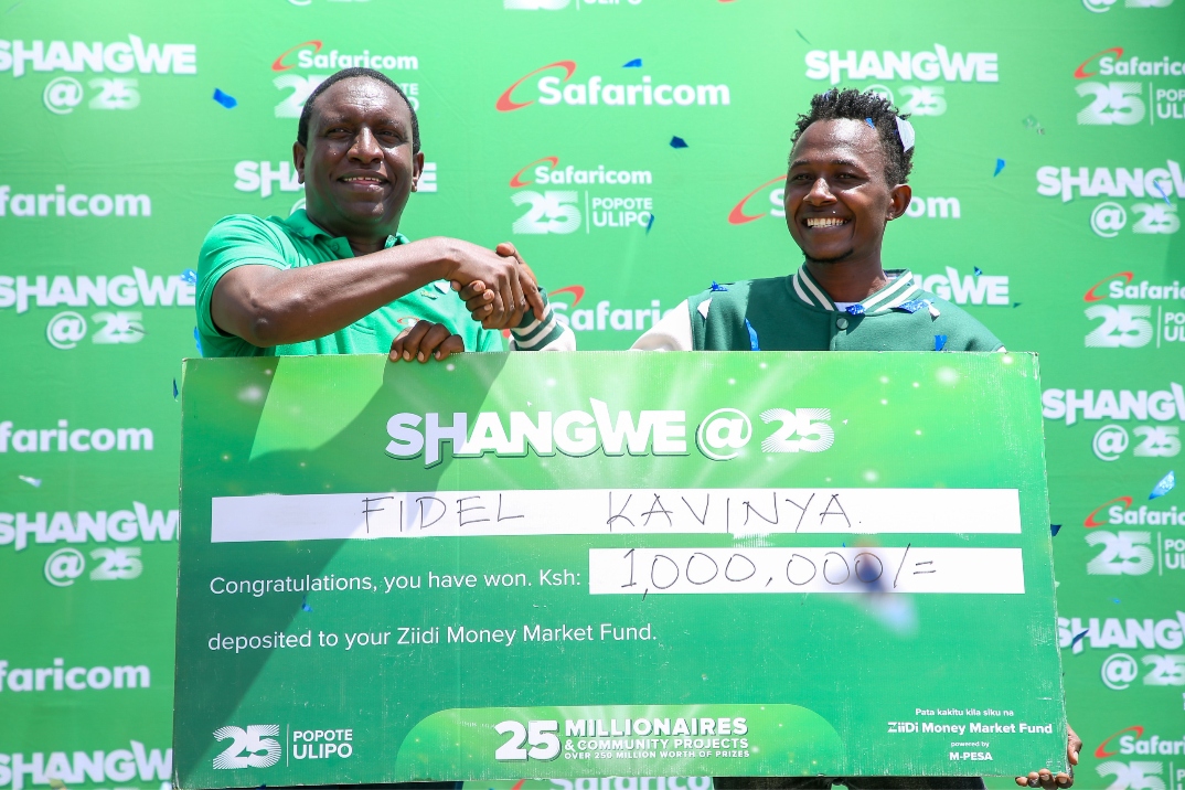 Fidel Mwendwa named Safaricom Shangwe @25’s 25th millionaire 1 Fidel Mwendwa named Safaricom Shangwe @25’s 25th millionaire