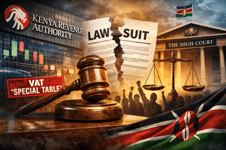 Court battle over KRA VAT “Special Table” becomes one of Kenya’s largest tax disputes