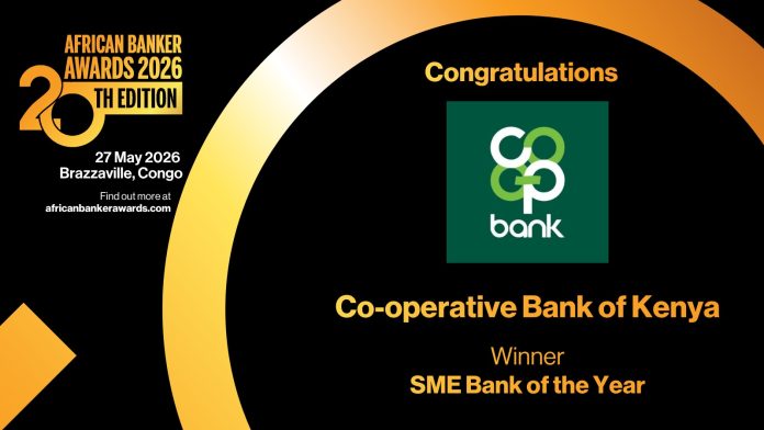 Co-op Bank named 'SME Bank of the Year in Africa' at the 2026 African Banker Awards