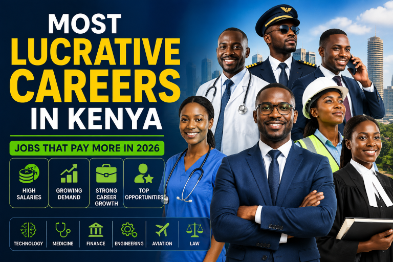 Most lucrative careers in Kenya in 2026 and their salaries