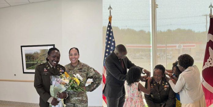 Gladys Kipsang, a kenyan serving in the US Army