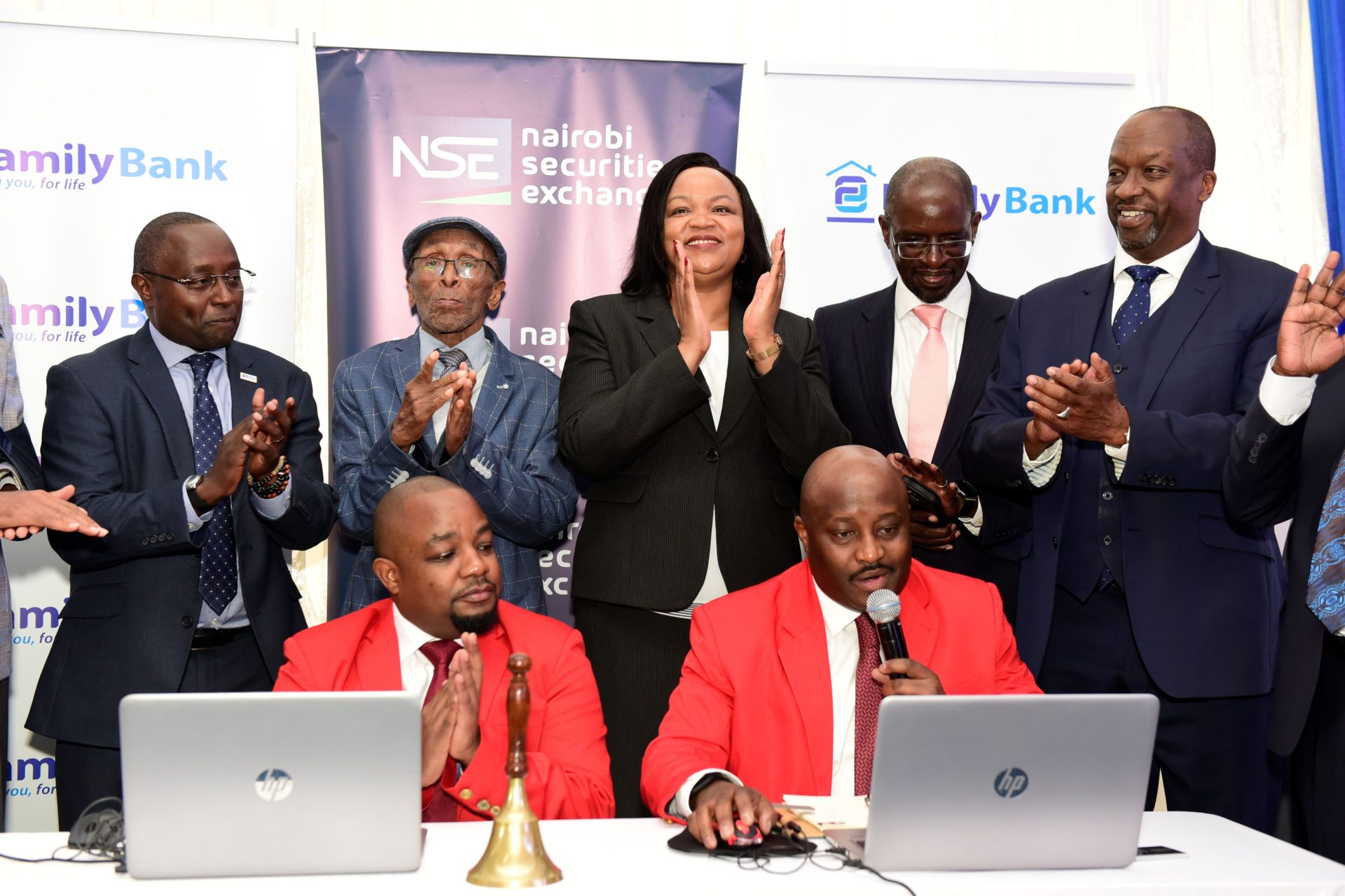 Family Bank rings the bell on historic NSE listing 1 Family Bank rings the bell on historic NSE listing