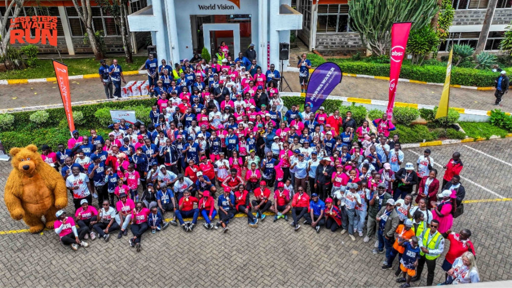 Hundreds rally at World Vision Kenya’s 2026 ‘less steps for water run’ to transform Kitui communities