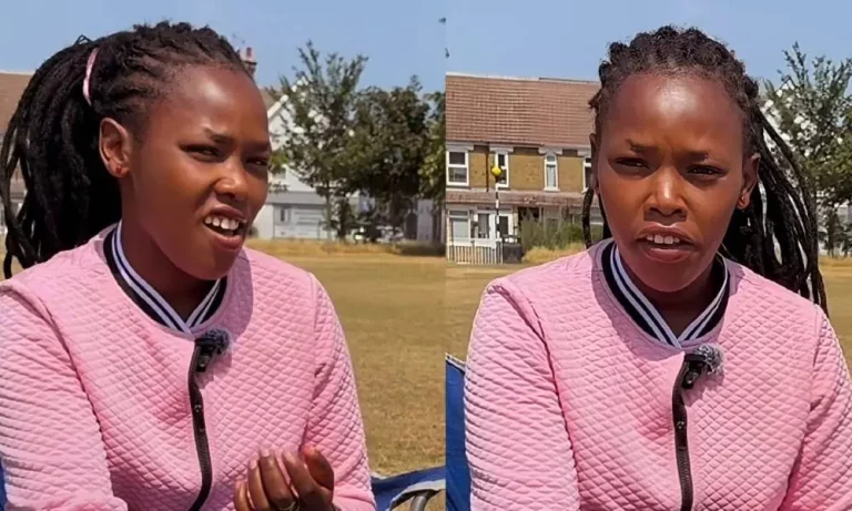 Grace, a Kenyan student working on UK Farms