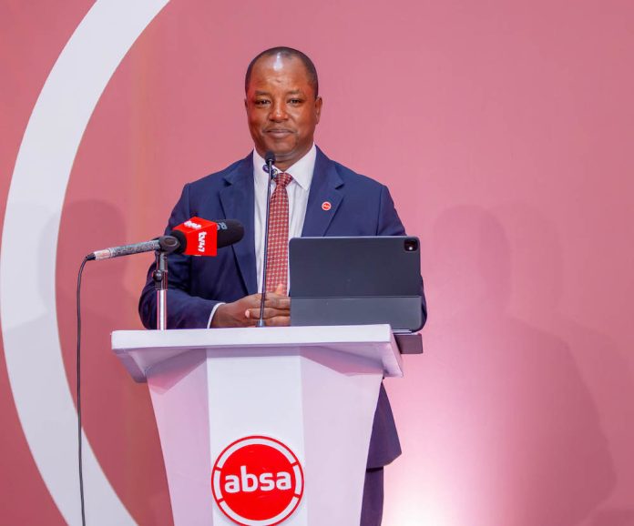 Absa Bank Kenya Interim CEO, Mr Yusuf Omari, during the release of the half year 2026 financial results. (Photo: Courtesy)