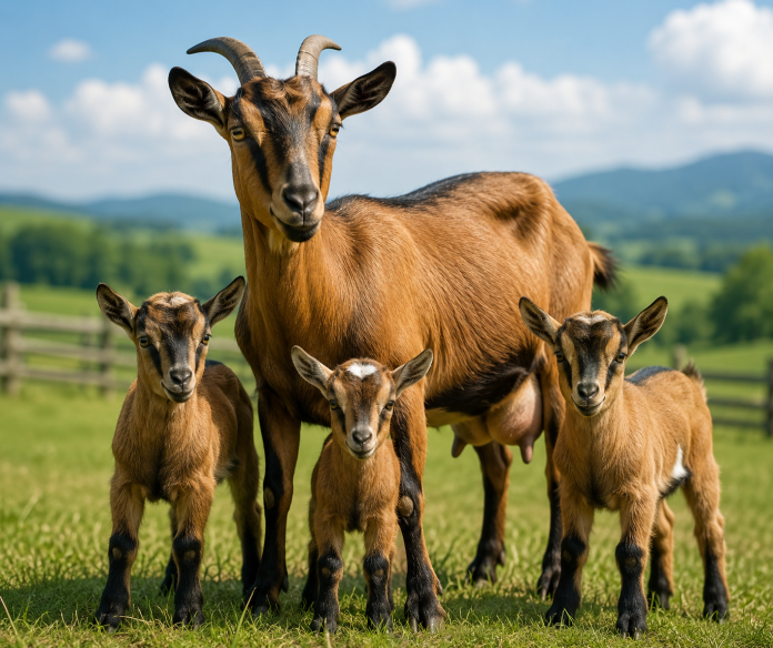 Alpine Goat, one of the most profitable dairy goat breeds