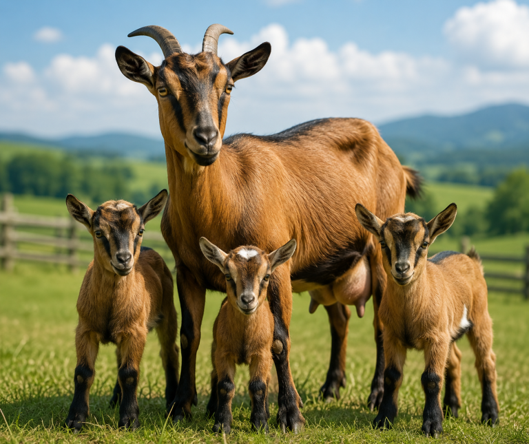 Alpine Goat, one of the most profitable dairy goat breeds
