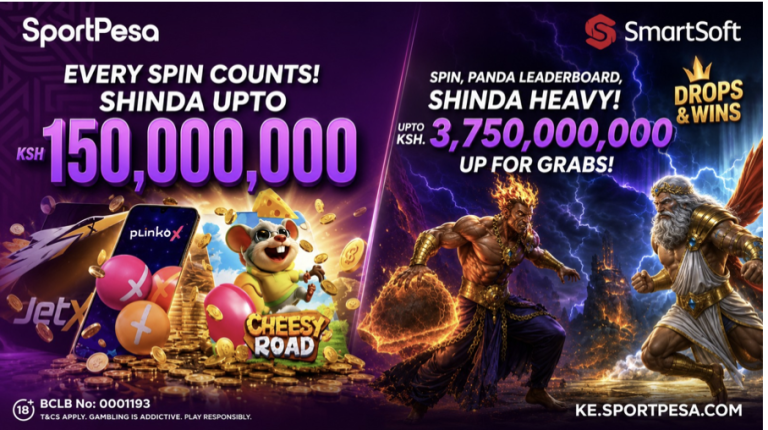 SportPesa Casino launches Every Spin Counts and Shinda Heavy rewards