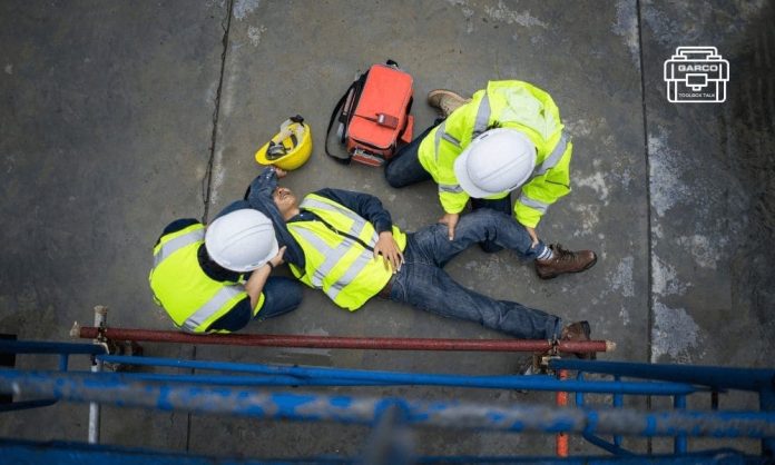 Employee Injuries: Man lying down