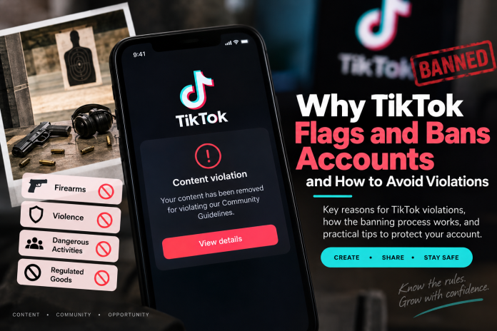 Why TikTok flags and bans accounts and how to avoid violations