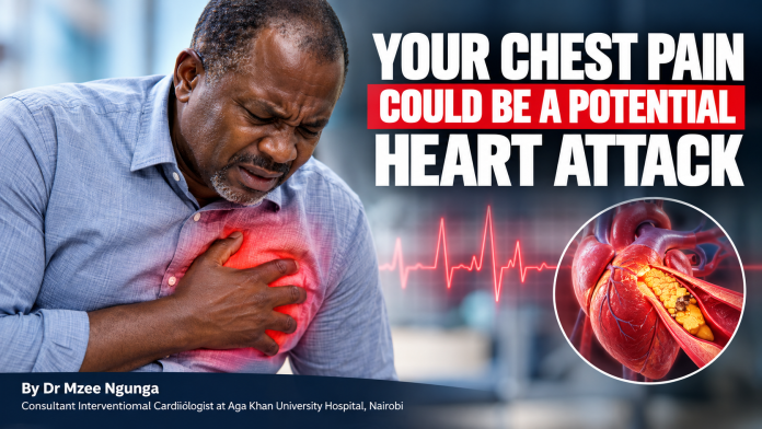 Your chest pain could be a potential heart attack