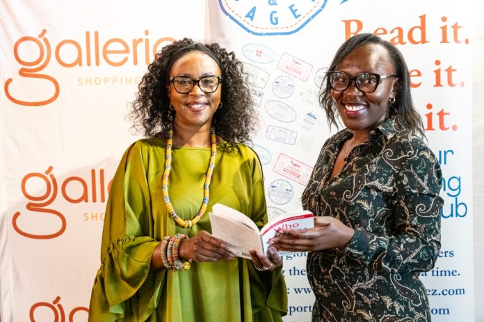 Joanne Mwangi-Yelbert, Proprietor, Passporz & Pages and Faith Adhiambo, Marketing Manager, Galleria Mall during the Chapter & Chill event, a book club event hosted by Galleria Mall