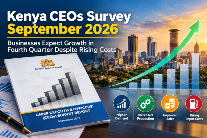 Kenya CEOs Survey: Businesses Expect Growth in Fourth Quarter of 2026 Despite Rising Costs