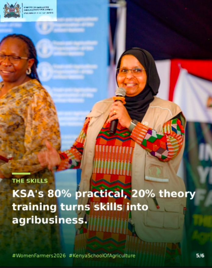 Madam Husna, FAO during the forum at KSA